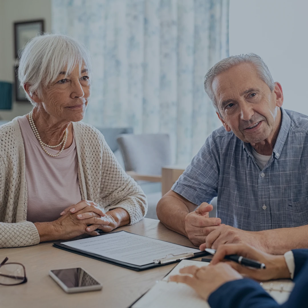 Woman updating her estate plan.