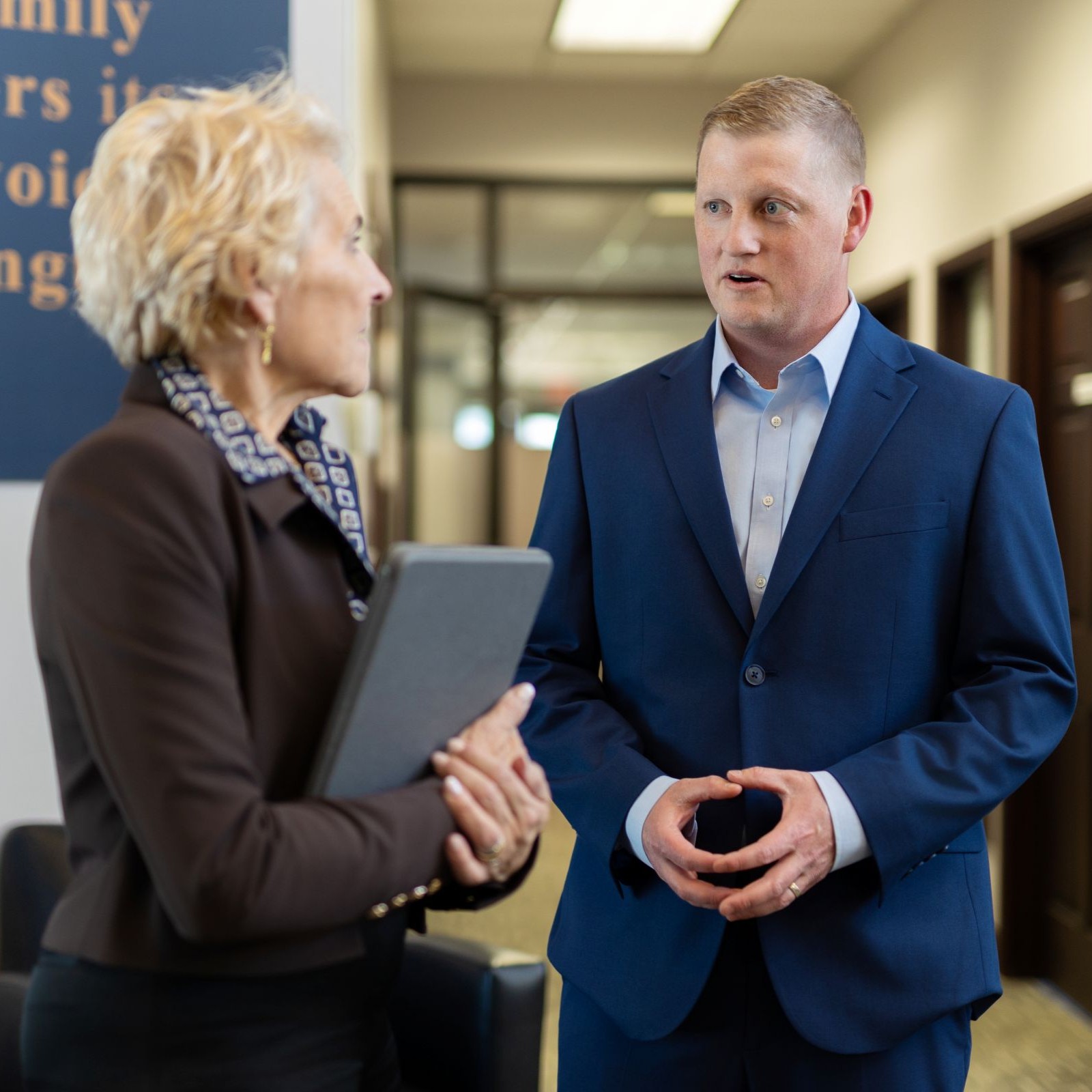 Family law attorneys discussing grandparents rights